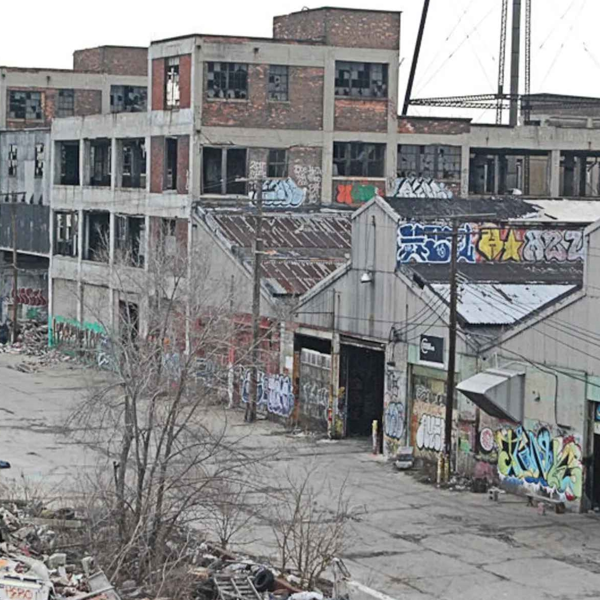 Трущобы США Детройт